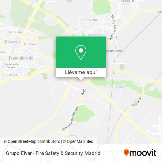 Mapa Grupo Eivar - Fire Safety & Security