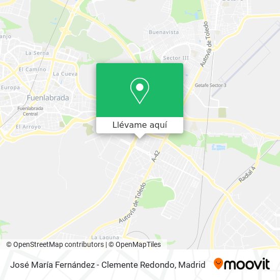 Mapa José María Fernández - Clemente Redondo