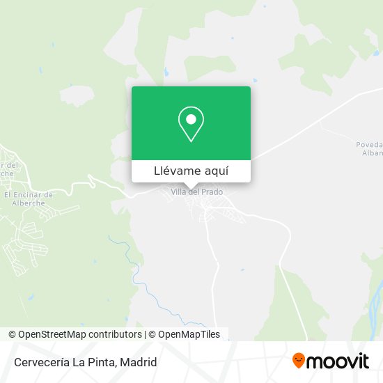 Mapa Cervecería La Pinta