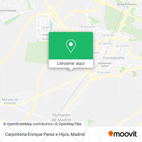Mapa Carpinteria Enrique Perez e Hijos