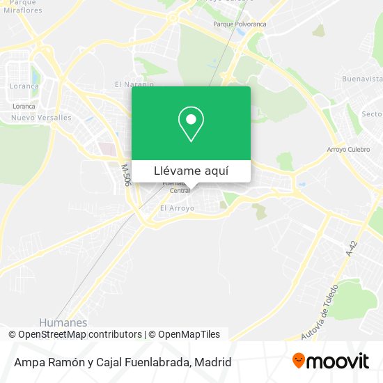 Mapa Ampa Ramón y Cajal Fuenlabrada