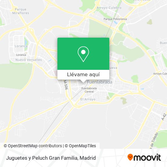 Mapa Juguetes y Peluch Gran Familia