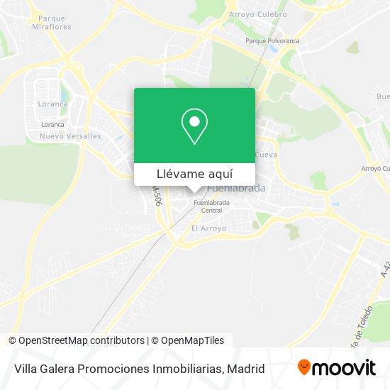 Mapa Villa Galera Promociones Inmobiliarias