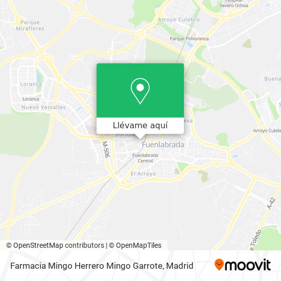 Mapa Farmacia Mingo Herrero Mingo Garrote