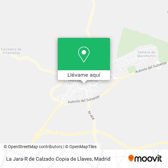 Mapa La Jara-R de Calzado Copia de Llaves