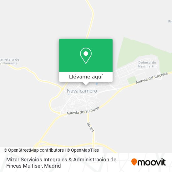 Mapa Mizar Servicios Integrales & Administracion de Fincas Multiser