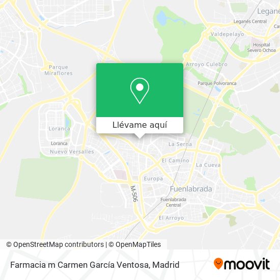 Mapa Farmacia m Carmen García Ventosa