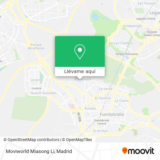 Mapa Moviworld Miasong Li
