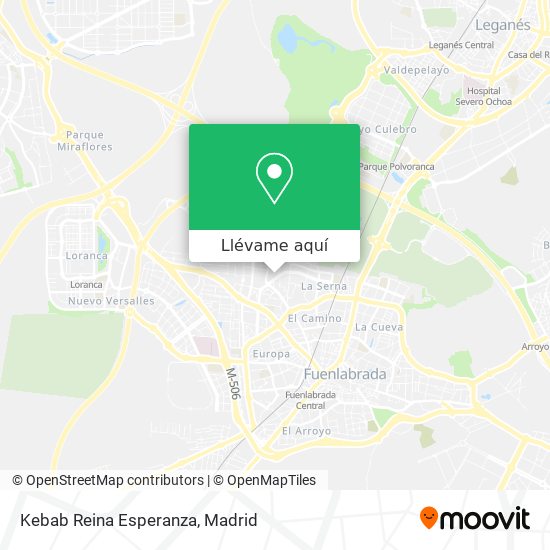 Mapa Kebab Reina Esperanza