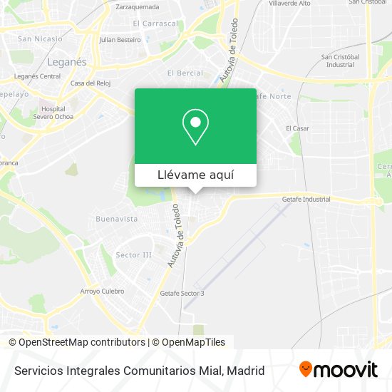 Mapa Servicios Integrales Comunitarios Mial