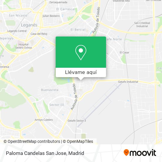 Mapa Paloma Candelas San Jose