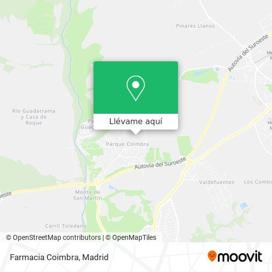 Mapa Farmacia Coimbra