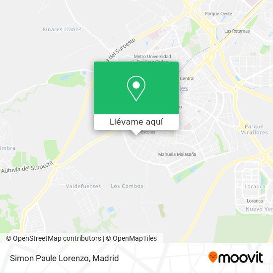 Mapa Simon Paule Lorenzo