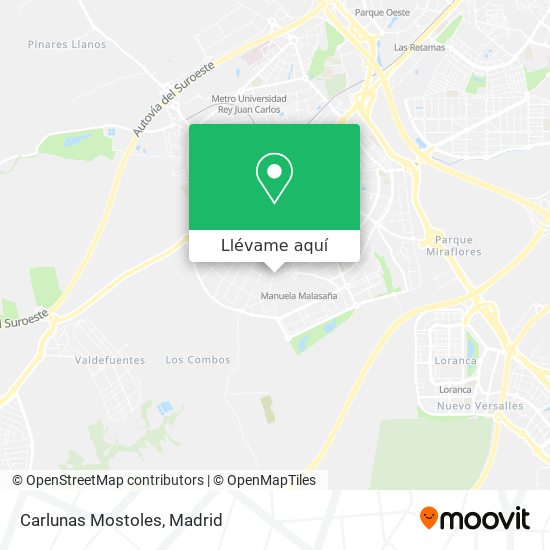 Mapa Carlunas Mostoles