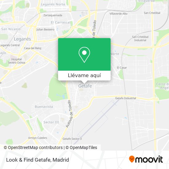 Mapa Look & Find Getafe