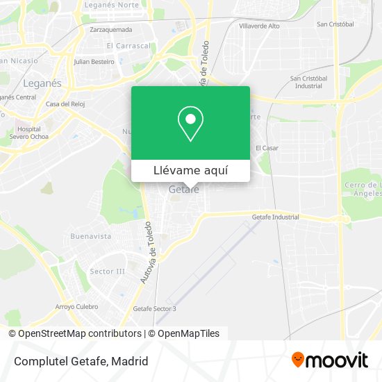 Mapa Complutel Getafe