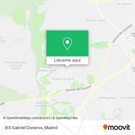 Mapa IES Gabriel Cisneros