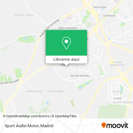Mapa Sport Audio Motor
