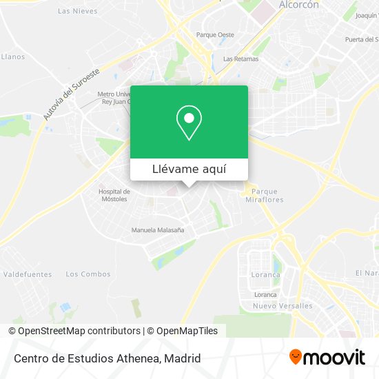 Mapa Centro de Estudios Athenea
