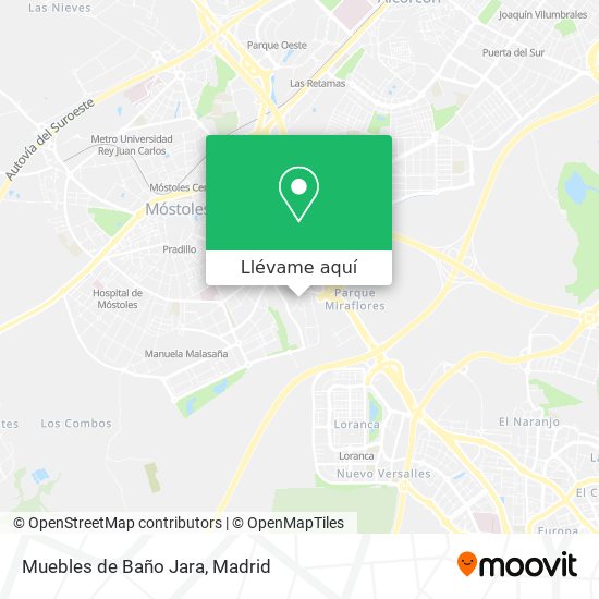 Mapa Muebles de Baño Jara