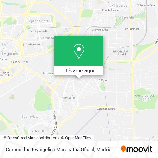 Mapa Comunidad Evangelica Maranatha Oficial