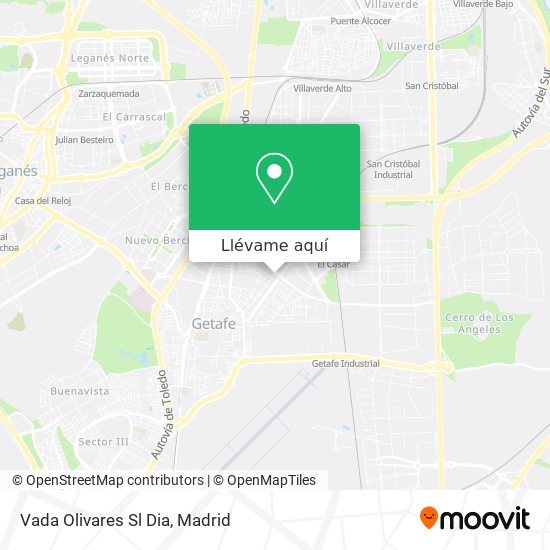 Mapa Vada Olivares Sl Dia
