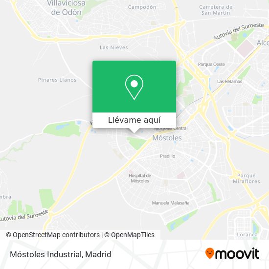 Mapa Móstoles Industrial