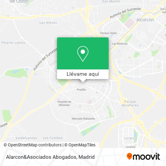 Mapa Alarcon&Asociados Abogados