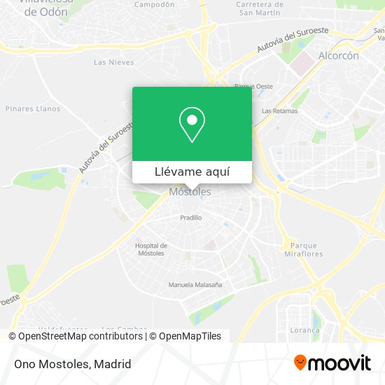 Mapa Ono Mostoles