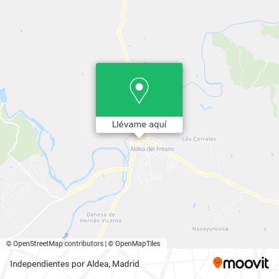 Mapa Independientes por Aldea