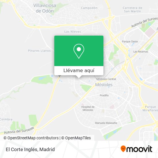 Mapa El Corte Inglés