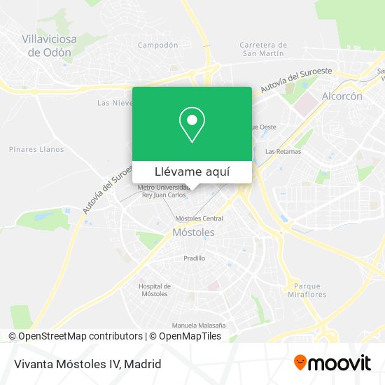 Mapa Vivanta Móstoles IV