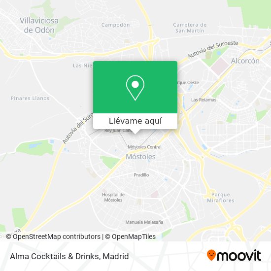 Mapa Alma Cocktails & Drinks