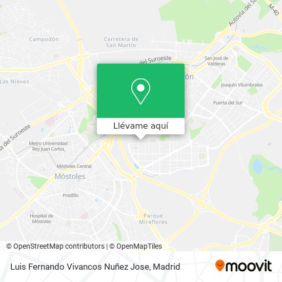 Mapa Luis Fernando Vivancos Nuñez Jose