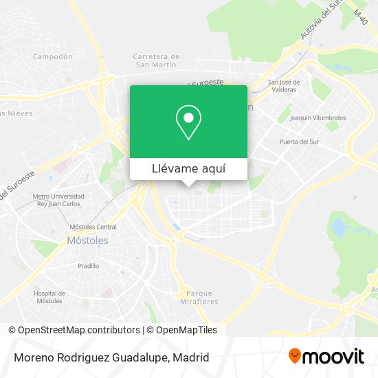 Mapa Moreno Rodriguez Guadalupe