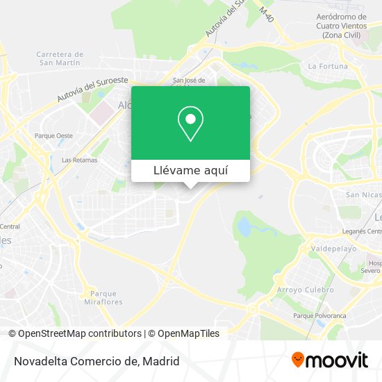 Mapa Novadelta Comercio de