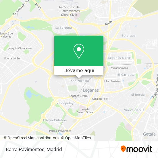 Mapa Barra Pavimentos