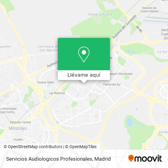 Mapa Servicios Audiologicos Profesionales