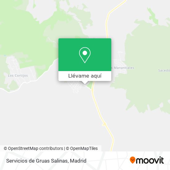 Mapa Servicios de Gruas Salinas