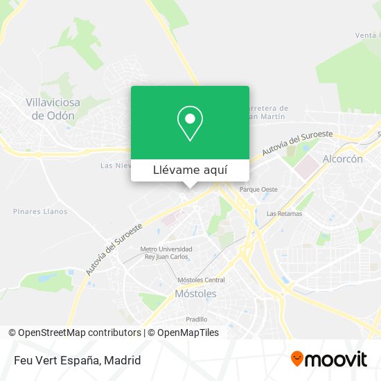 Mapa Feu Vert España