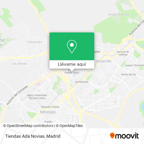 Mapa Tiendas Ada Novias