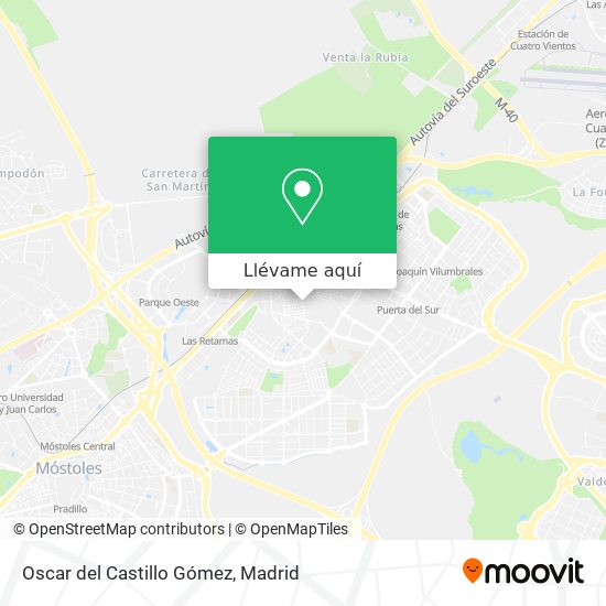 Mapa Oscar del Castillo Gómez