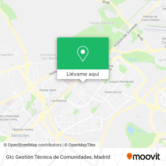 Mapa Gtc Gestión Técnica de Comunidades