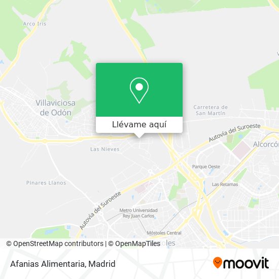Mapa Afanias Alimentaria