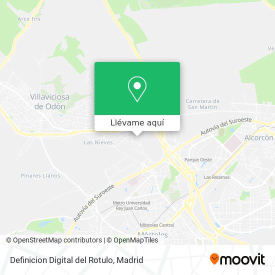 Mapa Definicion Digital del Rotulo