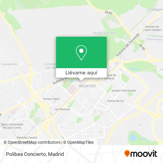 Mapa Polibea Concierto