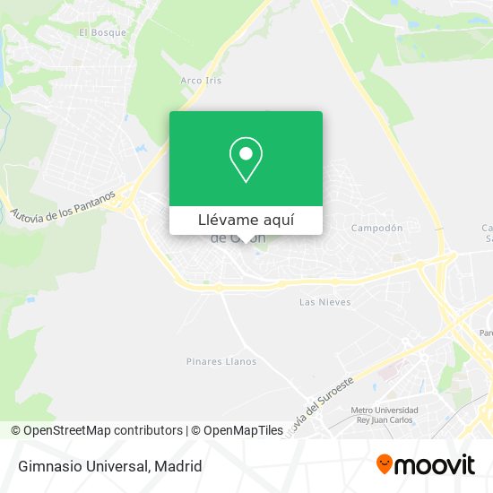 Mapa Gimnasio Universal