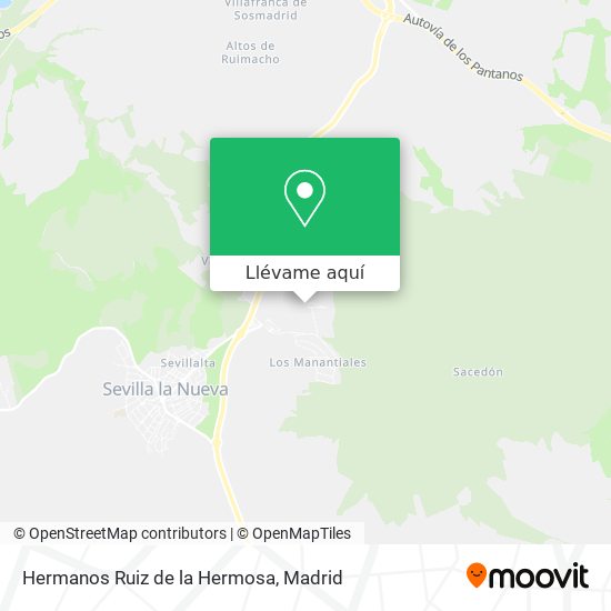 Mapa Hermanos Ruiz de la Hermosa