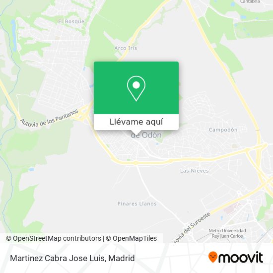 Mapa Martinez Cabra Jose Luis