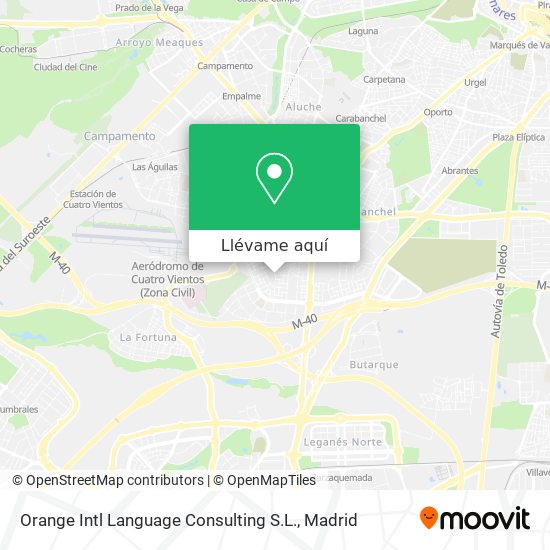 Mapa Orange Intl Language Consulting S.L.